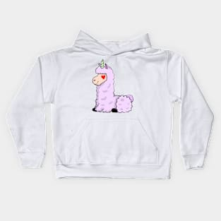 Alpacaa Love- without words Kids Hoodie